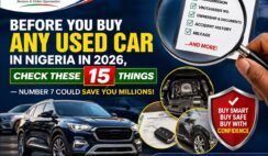 15 Things to Check Before Buying a Used Car in Nigeria 2026